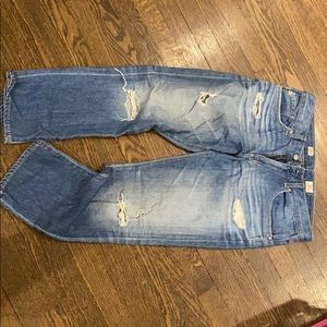 AG distressed ex boyfriend jeans!!